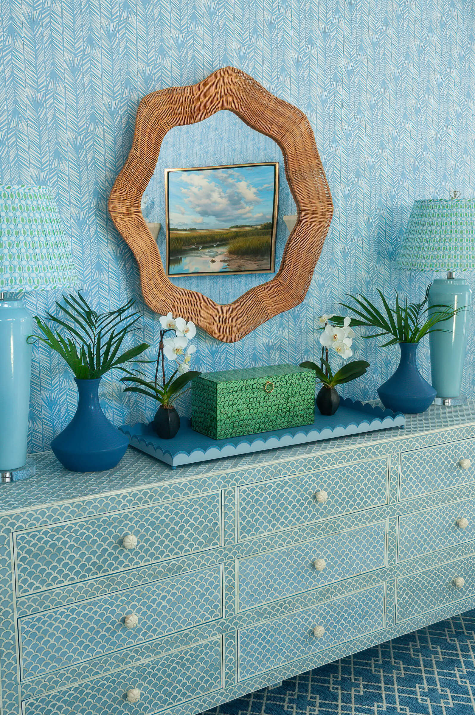Dresser and Mirror